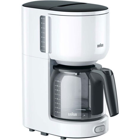 Braun Braun KF 3100 WH Filterkaffeemaschine - Macchina per il caffè Bianco (1/4)