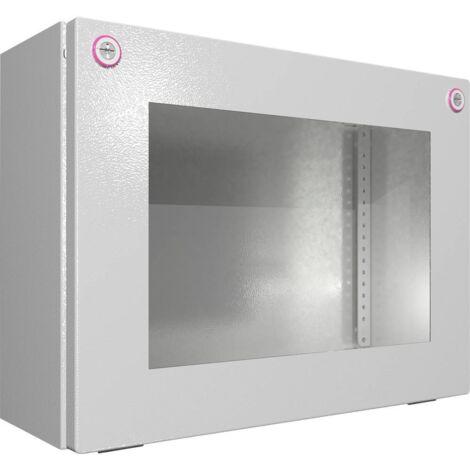 Rittal KX 1611.000 Contenitore da installazione, Contenitore da parete 400 x 300 x 155 Lamiera d'acciaio Grigio (RAL 70 (1/2)