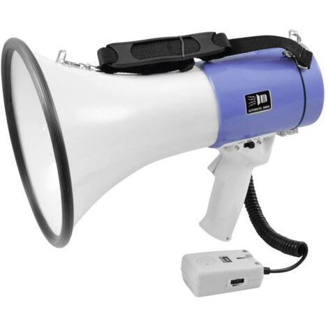 Omnitronic Megafono con cinghia di supporto, con microfono a gelato