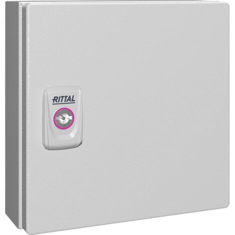 Rittal KX 1546.000 Contenitore da installazione, Contenitore da parete 200 x 200 x 80 Lamiera d'acciaio Grigio (RAL 703