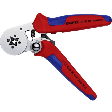 KNIPEX PINZA CRIMPATRICE CAPICORDA PER CONNETTORI COASSIALI F BNC RCA