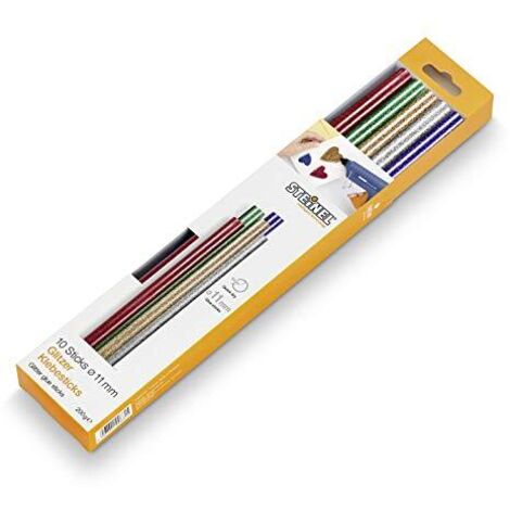Steinel Stick colla a caldo 11 mm Oro, Argento, Verde, Blu, Rosso 10 pz. (1/4)