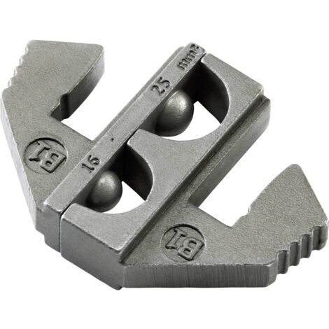TOOLCRAFT 2161946 Matrici di crimpaggio Capocorda non isolato Range di compressione: 16 fino a 25 mm² Adatto per marchi