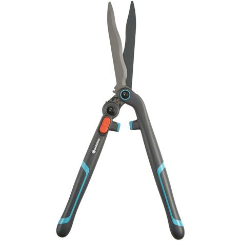 GARDENA Cesoie per siepi 2in1 EnergyCut: lame ondulate da 23 cm, ingranaggio per moltiplicare la forza di taglio, lame di precisione con rivestimento antiaderente (12303-20) (1/5)