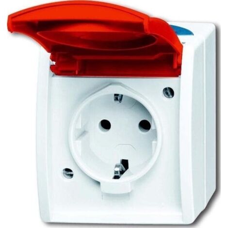 ABB 2CKA002083A0825 presa contatto di terra IP44 Rosso, Rosso rubino
