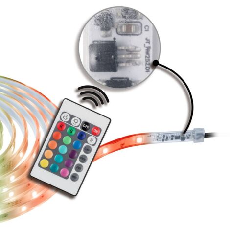 Striscia a led aimpleta Bilanciata all'aperto 5M IP44 13W 24LEDS / M RGB (1/5)