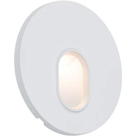 Paulmann 92924 Applique a LED da incasso tonda incl. 1x1,1 Watt faretto da incasso spot bianco lampada da incasso in plastica 2700 K (1/4)