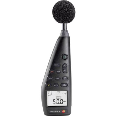 Testo 816-1 fonometro digitale nero precisione 1,4 dB