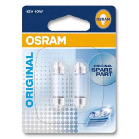 OSRAM 6438 02B Lampadina Festoon A Siluro Original Line C10W 10 W 12 V