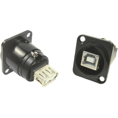 Adattatore XLR presa USB A a USB B Adattatore incasso CP30115 Cliff Contenuto: 1 pz. (1/2)