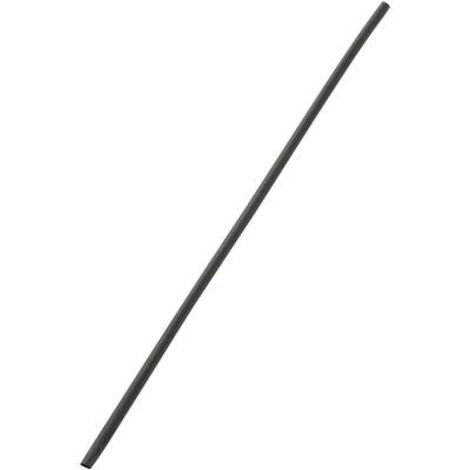 Partcore – Tubo Termoretraibile 6 Mm (Nero) – Venduto Al Metro – Rapporto 2:1 – Ideale Per Riparazioni E Isolamento Cavi