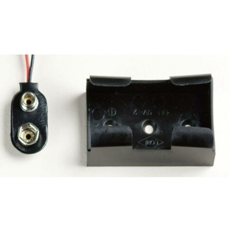 4 Portabatterie AA Con Connettore A Scatto - Scatola Per Batterie 6V Per Luci LED, RC E Sicurezza - Foto 7