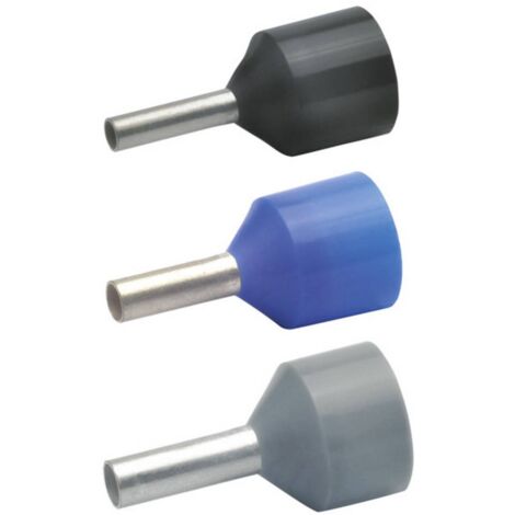 Klauke 43210 Capocorda 1.5 mm² Parzialmente isolato Nero 100 pz. (1/2)