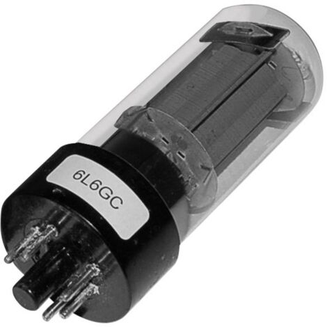 BTB Vertrieb 6 L 6 GC = 6P3S Valvola termoionica Tetrodo a fascio 250 V 72 mA Numero Poli (num): 7 Attacco: Octal Conte (1/2)