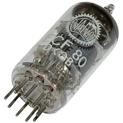 BTB Vertrieb ECF 80 = 6 BL 8 Valvola termoionica Triodo pentodo 100 V, 170 V 14 mA, 10 mA Numero Poli (num): 9 Attacco: (1/2)