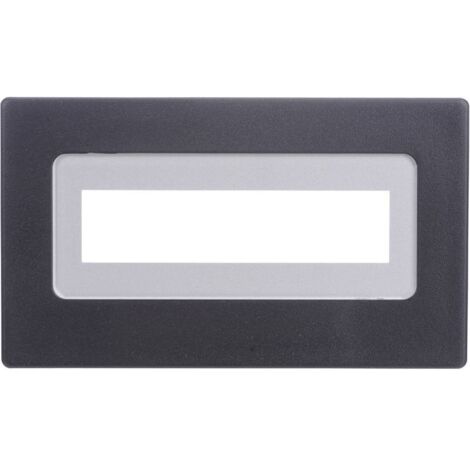H-Tronic FR 216 Telaio anteriore Nero Adatto per (Display): Display LCD 16 x 2 (L x A x P) 91 x 53 x 20 mm Plastica (1/4)