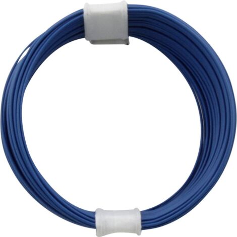 Donau Elektronik 110-2 Cavo per cablaggi 1 x 0.04 mm² Blu 10 m (1/2)