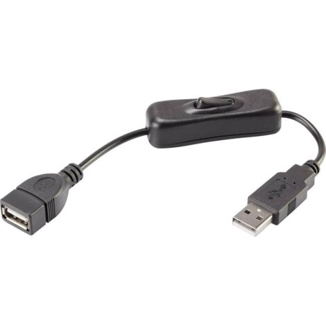 InLine 34330S - Cavo USB 2.0 Da A A A, Nero, Contatti Dorati, 3 Metri - 2