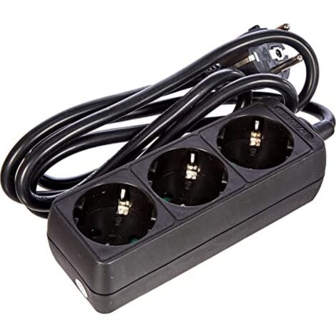 Kopp 128615005 Multipresa 3 scomparti Nero (opaco) Schuko 1 pz. (1/4)