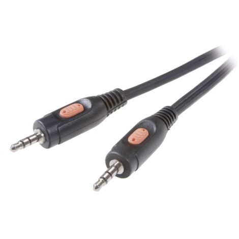 CABLE DE AUDIO PLUG 3.5MM A RCA 1.8MT AUDIO HIFI