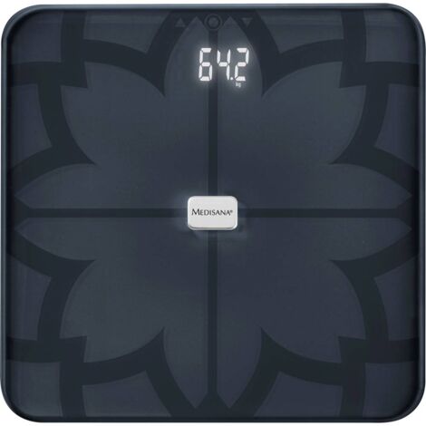 Medisana BS 450 sw Bilancia per l'analisi corporea 40510 digitale Portata max.=180 kg Nero con Bluetooth, Sensori ITO (1/5)