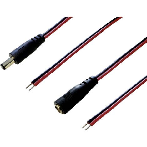 BKL Electronic 075217 Cavo per bassa tensione Presa a bassa tensione, Spina a bassa tensione - Estremità aperta 5.50 mm (1/2)