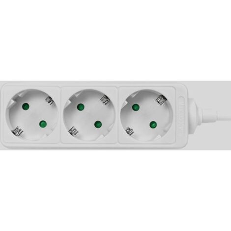 LogiLink LPS205 Multipresa Bianco Schuko 1 pz. (1/2)