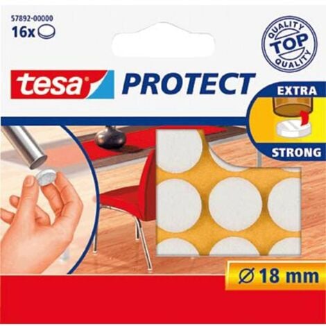 tesa Feltro Bianco (Ø) 18 mm 16 pz.