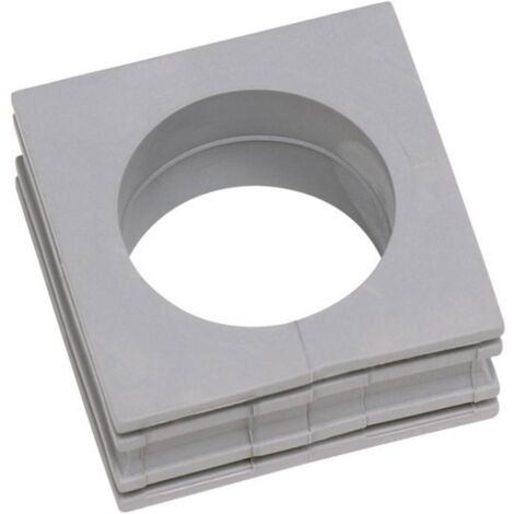 Icotek KT 21 Passacavo scanalato Ø (max.) 22 mm Gomma Grigio 1 pz. (1/2)