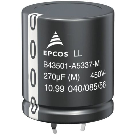 Condensatore elettrolitico TDK B43501-A5476-M 10 mm 47 µF 450 V/DC 20 % (Ø x A) 22 mm x 25 mm 1 pz. Snap-In (1/2)