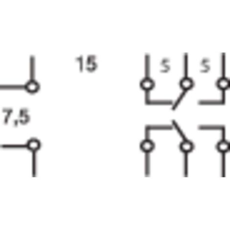 Omron G2R-2-12V Relè per PCB 12 V/DC 5 A 2 scambi 1 pz. (1/2)
