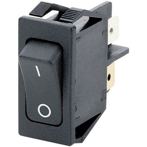MKK Interruttore A Bilanciere 2 Poli, 16A 250V, Rosso/Bianco, Montaggio Snap-In, Per Applicazioni Elettriche