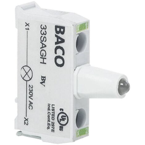 BACO BA33SAYL Elemento LED Giallo 12 V/DC, 24 V/DC 1 pz. (1/3)