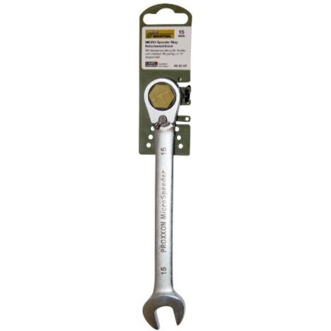 Proxxon Industrial 23137 MicroSpeeder Chiave combinata a cricchetto 15 mm (1/2)