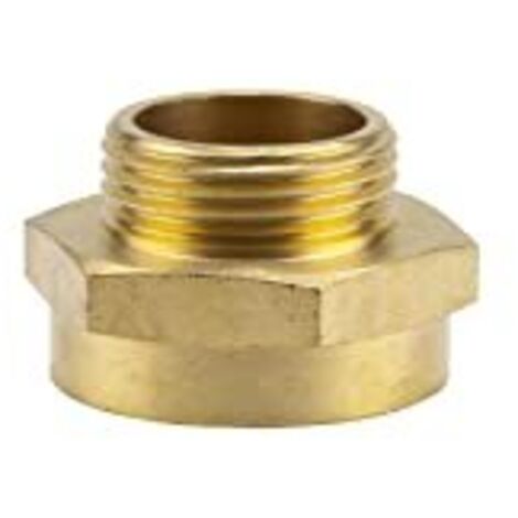 GARDENA 07266-20 Ottone Raccordo filettato di riduzione 33,25 mm (1) AG, 39,0 mm (1 1/4) FI
