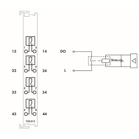 1PC New WAGO 750-1504 750-1504 PLC Module In Box Free - Foto 2
