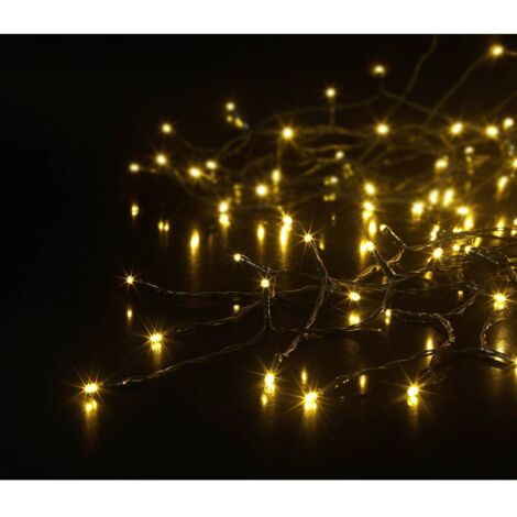 Sygonix Mantello di luci LED per albero Interno/esterno 230 V/50 Hz 120 SMD LED Bianco caldo Lampada regolabile (1/5)
