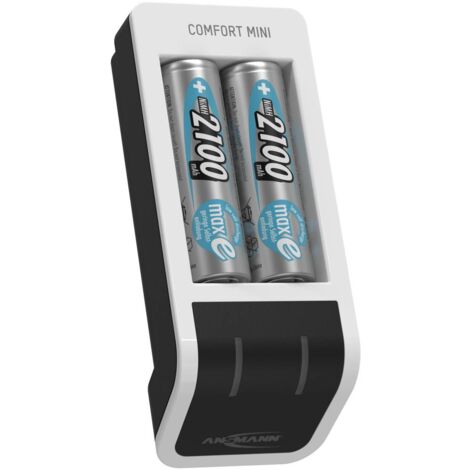 Ansmann Comfort Mini Caricabatterie universale NiMH Ministilo (AAA), Stilo (AA)