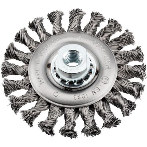 kwb 719730 Ruota a raggi di filo di acciaio Spazzola a disco 11.5 cm (1/4)