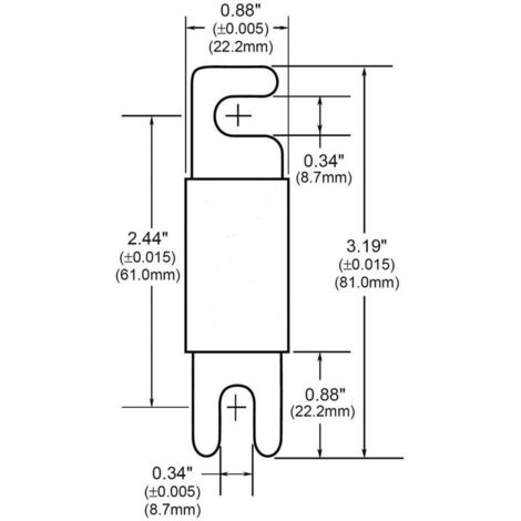 Câbles vidéo GENERIQUE Anl fusible 150 A