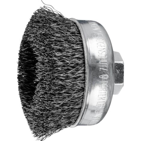 PFERD TOOLS Spazzola a tazza non zopft TBU Ø 75 mm M14 filo in acciaio Ø 0,30 per smerigliatrice angolare POS TBU 75/M1 (1/5)