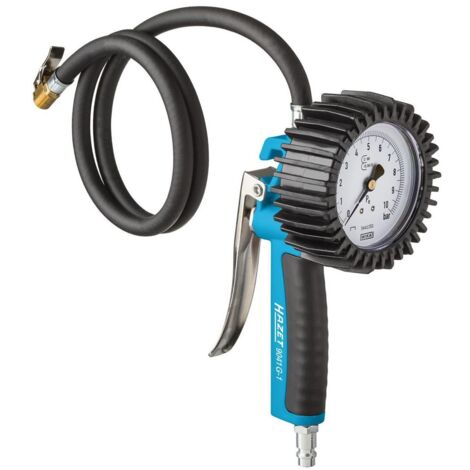 Hazet 9041G-1 Manometro per pressione pneumatici 0-10 bar