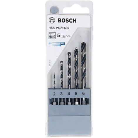 Bosch Accessories 2607002824 PointTeQ 5 parti Kit punte a spirale