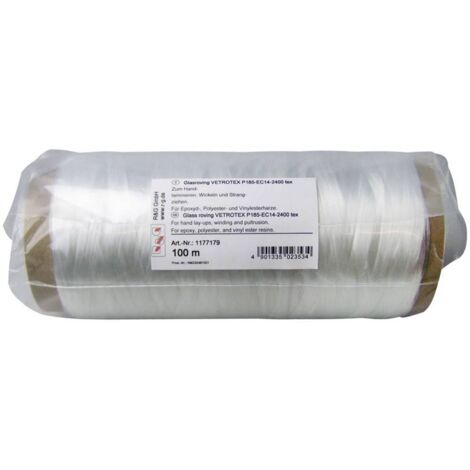Bobina in vetro 2400tex R & G 1177179 100 m (1/2)