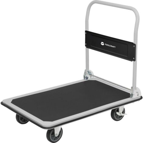 TOOLCRAFT Carretto a mano pieghevole, con fermo Acciaio, PP, Poliuretano termoplastico Capacità di carico (max.): 150 k
