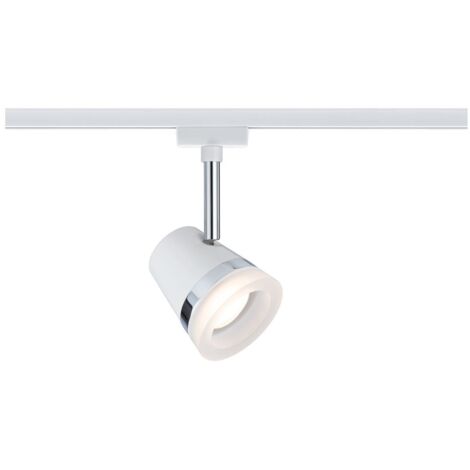 Paulmann Cone Lampada per sistema su binario URail GU10 10 W LED (monocolore) Bianco, Cromo