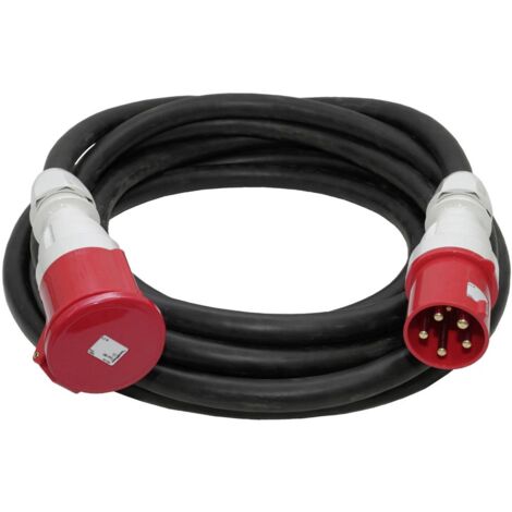 Prolunga Elettrica Gomma As Schwabe 10m – 3x1,5 Mm², IP44, Per Esterni E Cantieri – Con Spina E Presa Protetta