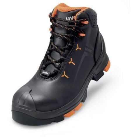 uvex 2 6503246 Stivali di sicurezza S3 Taglia delle scarpe (EU): 46 Nero, Arancione 1 Paio/a (1/5)