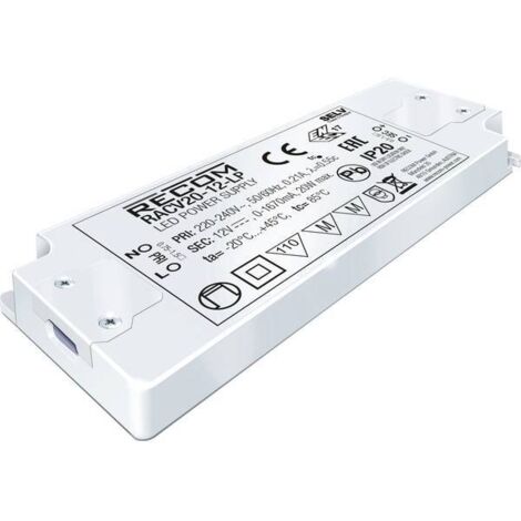 RECOM Driver per LED 20 W 0 - 830 mA 24 V/DC regolabile 1 pz.