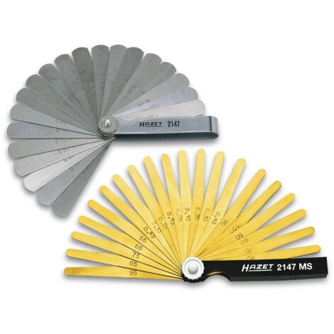 Hazet 2147 Spessimetro 0.05 - 1 mm Numero lame: 20 (1/2)
